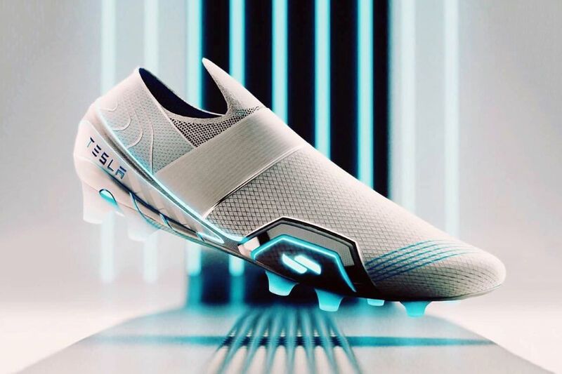 Electroluminescent Football Shoes