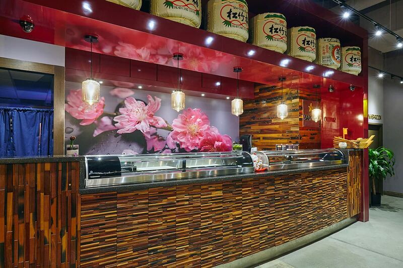 Cherry Blossom-Inspired Sushi Bars