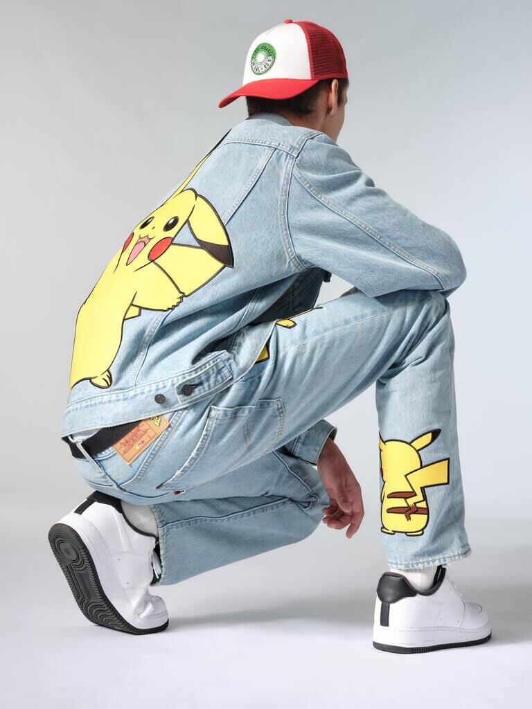 Retro Anime Denim Apparel