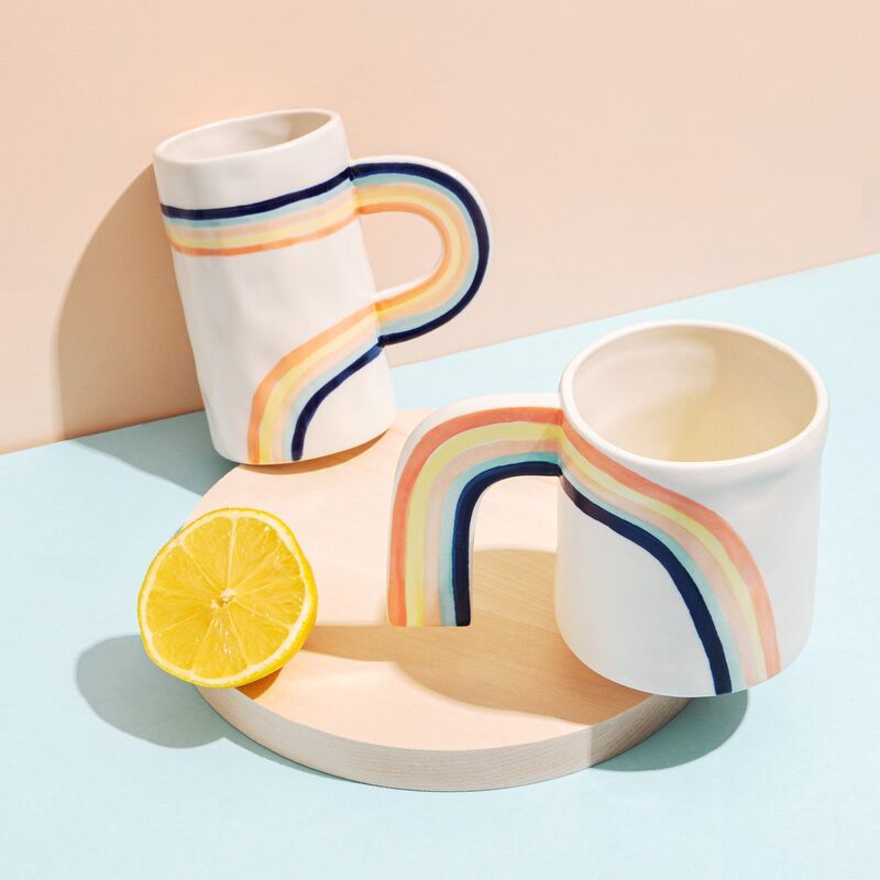 Charming Rainbow Mugs