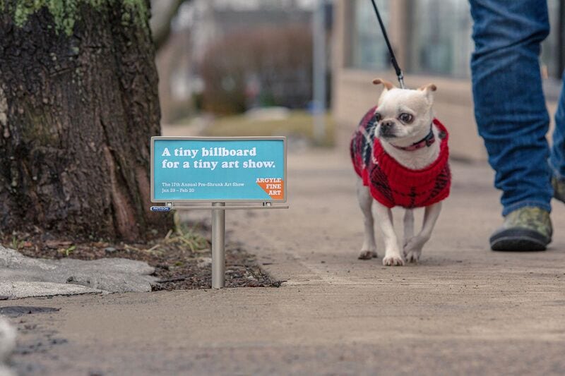 Tiny Billboard Advertisements