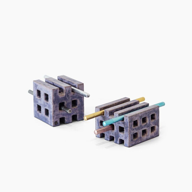 Architectural Pen Holders