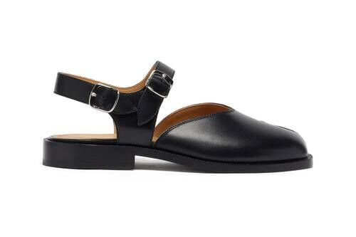 Split Toe Leather Mary Janes