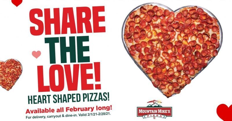 Festive Heart-Shaped Pizzas