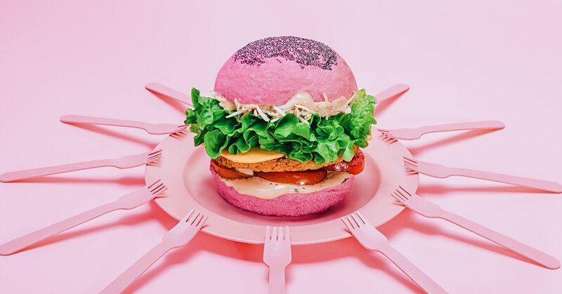 Plant-Based Rainbow Burgers