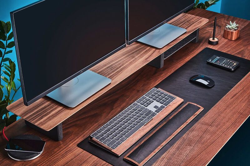 Elevated Desktop Organization Systems : Desk Shelf System