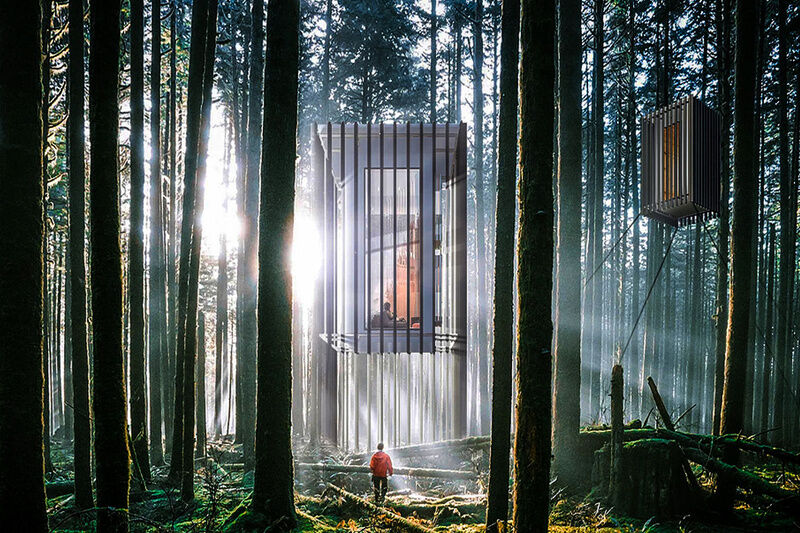 Sustainable Prefab Forest Cabins