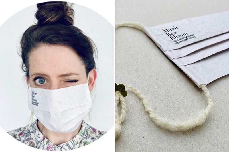 Plantable Seed-Infused Face Masks