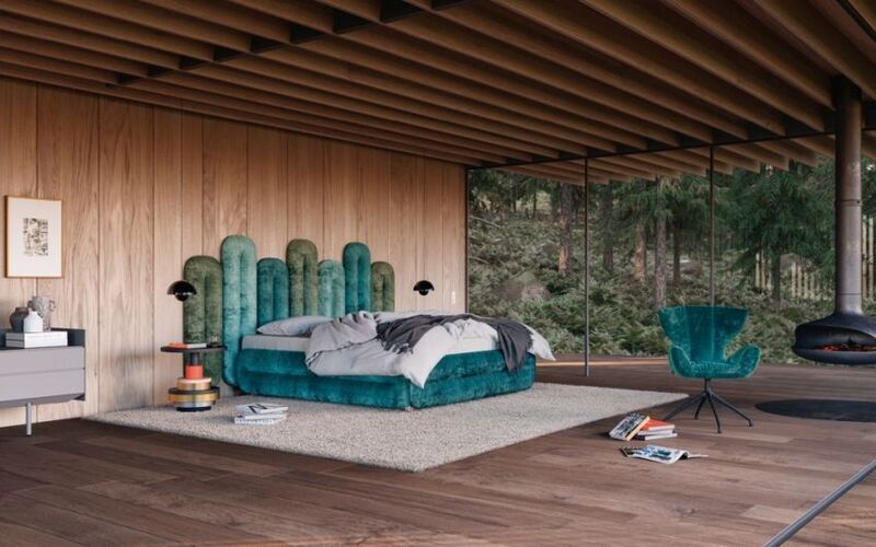 Modular Art Deco-Inspired Beds