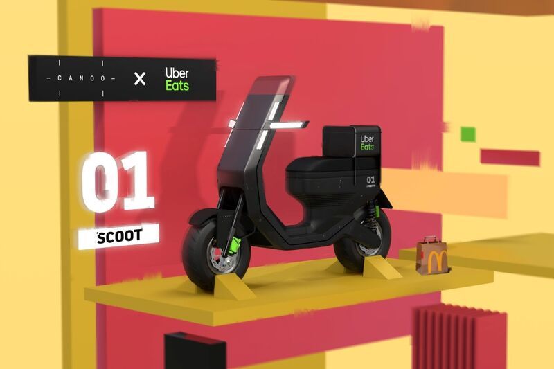 Food Delivery Scooter Designs