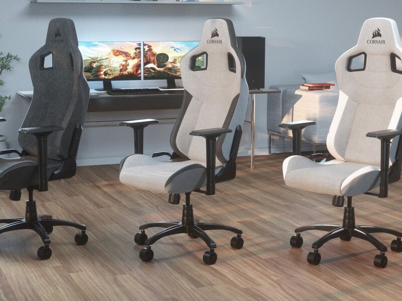 Customizable Ergonomic Gamer Chairs : CORSAIR T3 RUSH