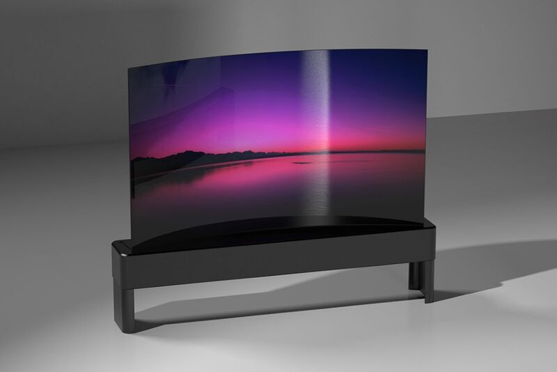 Flexible Curving OLED TVs