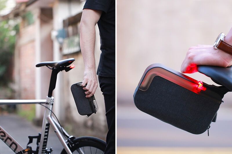 Light-Equipped Cyclist Bags