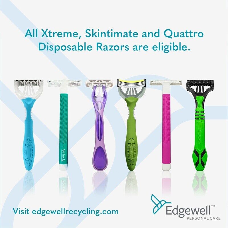 Recycled Plastic Razors