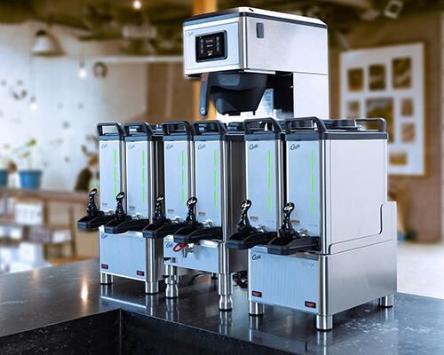 Space-Saving Retail Coffee Makers
