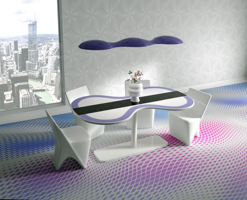 Organically Curvaceous Dining Tables