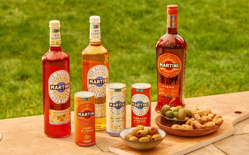 Aromatically Bitter Canned Drinks : Martini Products