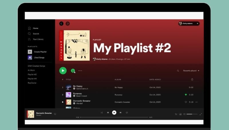 Redesigned Music Streaming Desktop Apps
