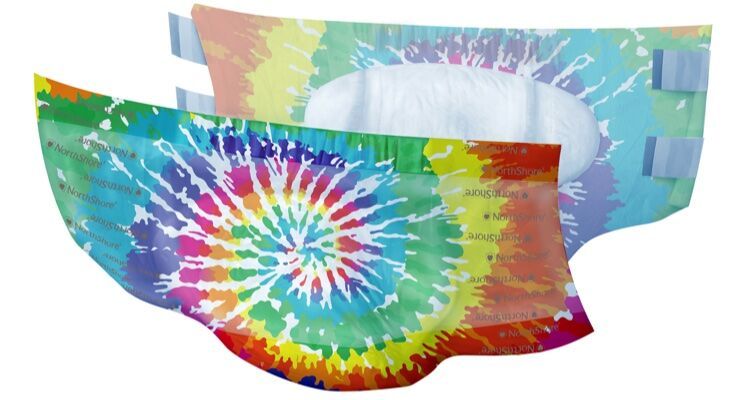 Tie-Dye Incontinence Products