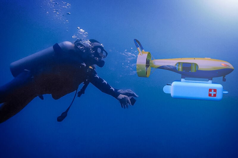 Underwater Emergency Drones