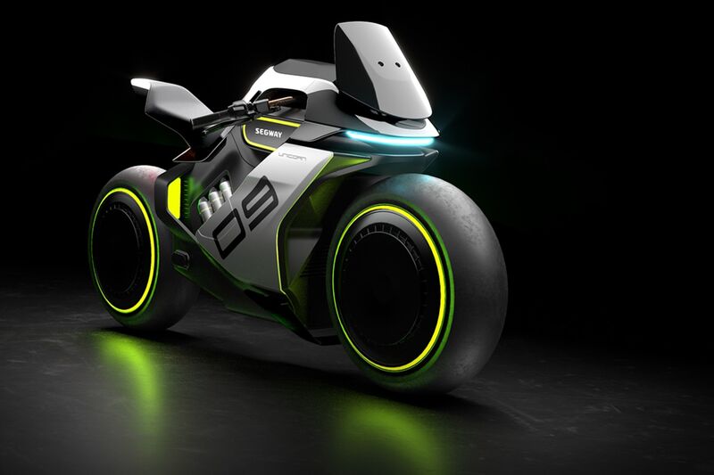 Futuristic Hydrogen-Powered Motorcycles