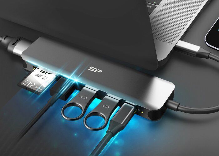 Compact Laptop Connectivity Docks