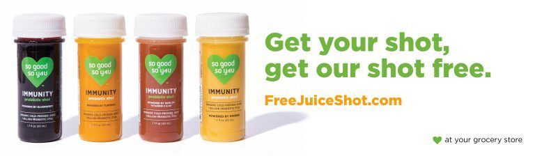 Complimentary Vaccination Juice Shots