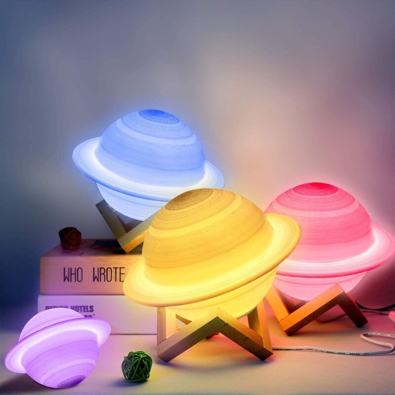 3D Planet-Themed Lamps