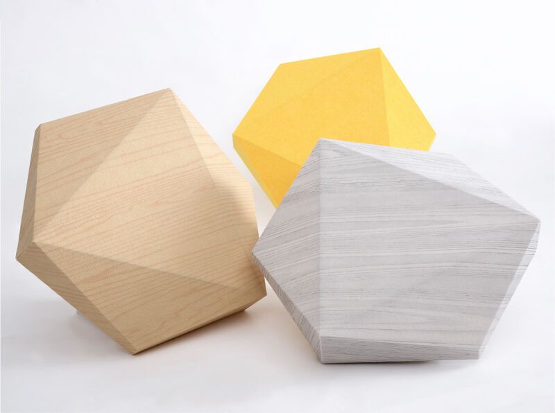 Sound-Absorbing Dimensional Tiles