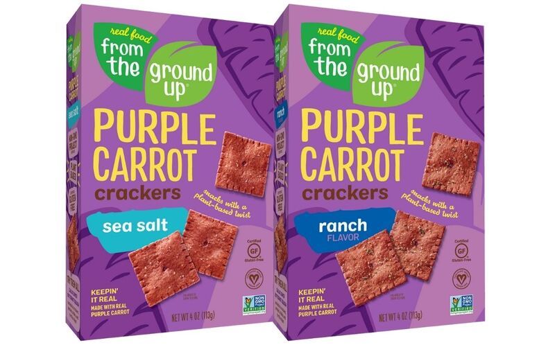 Purple Carrot Cracker Snacks