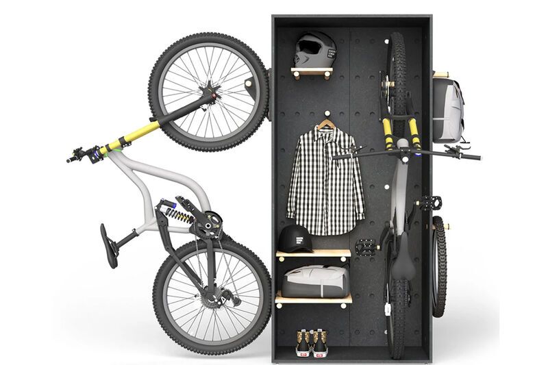 Modular Cyclist Storage Cabinets