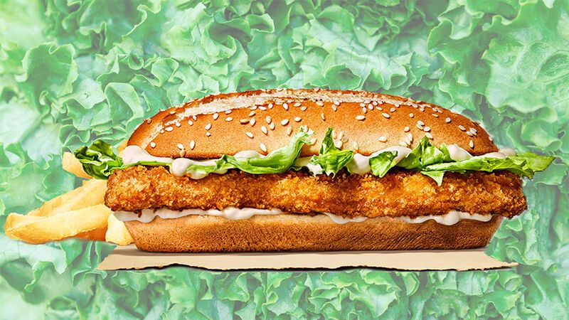 QSR Plant-Based Chicken Burgers