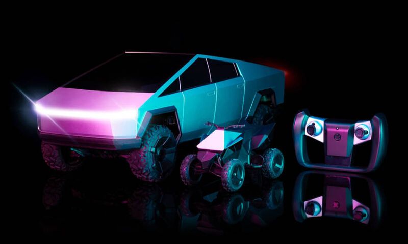 Futuristic Remote-Controlled Vehicle Toys