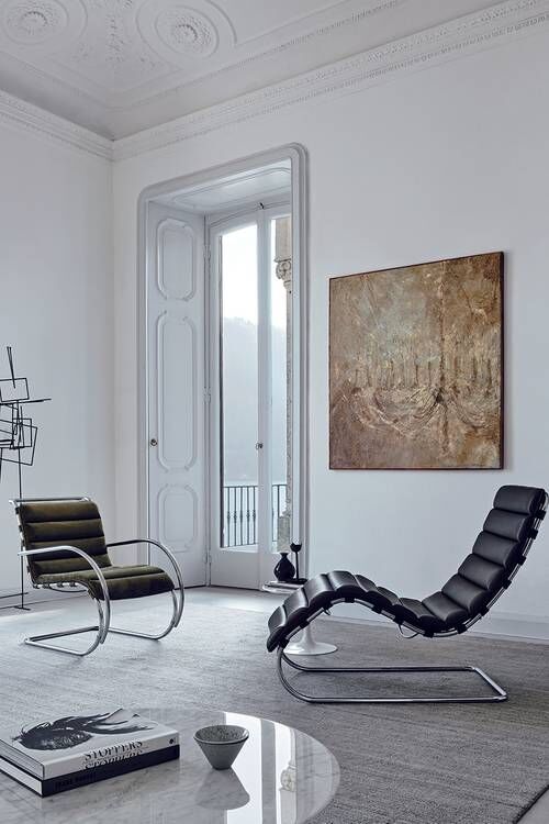 Sleek Tubular Steel Furniture