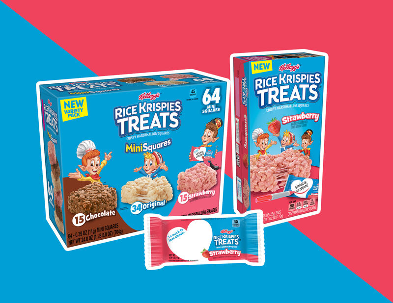 Neapolitan Rice Crisp Treats