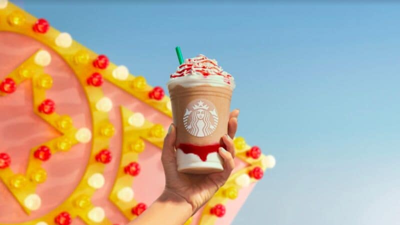 Strawberry Funnel Cake Beverages