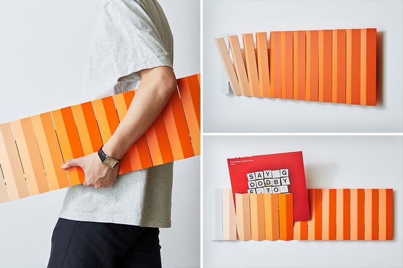 Multipurpose Clothes-Peg Wall Shelves