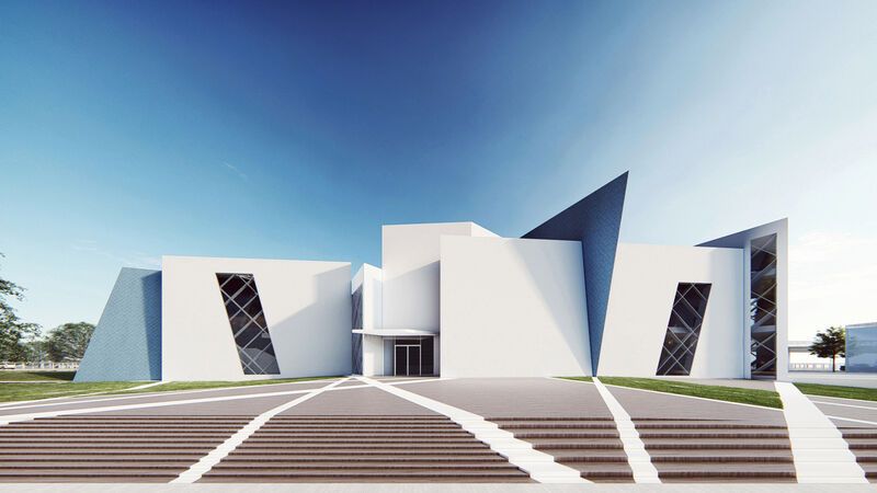 Futuristic Geometric-Themed Museums