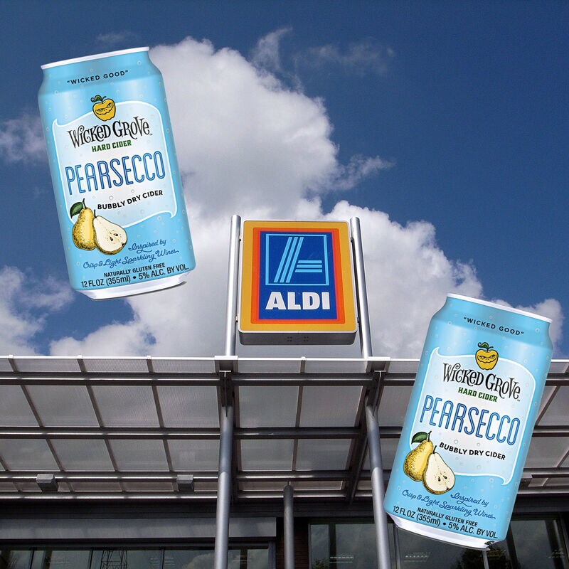 Pear-Flavored Hard Bubbly Beverages