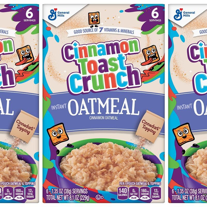 Cereal-Flavored Instant Oatmeals