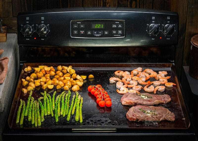 Expansive Stove Cooking Surfaces