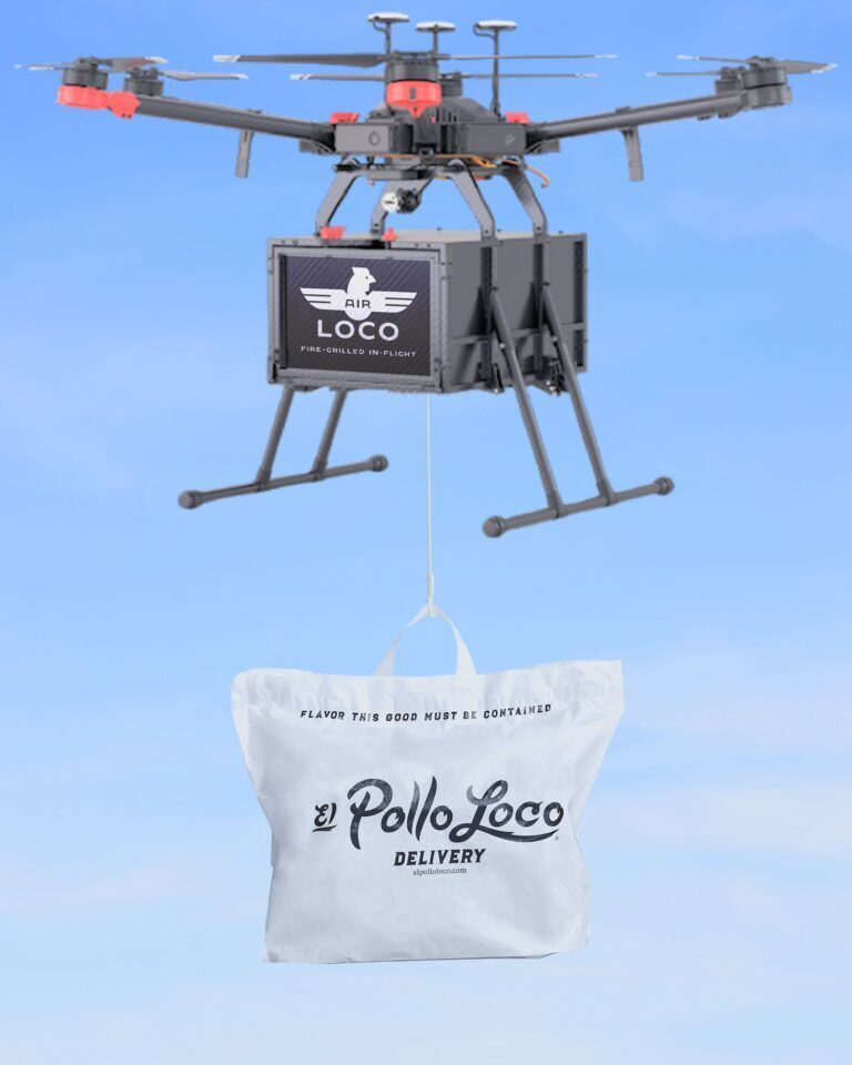 Grilled Chicken Delivery Drones