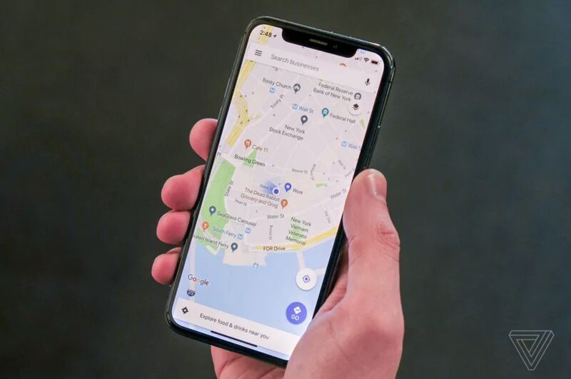 Mobile Map-App Transit Features