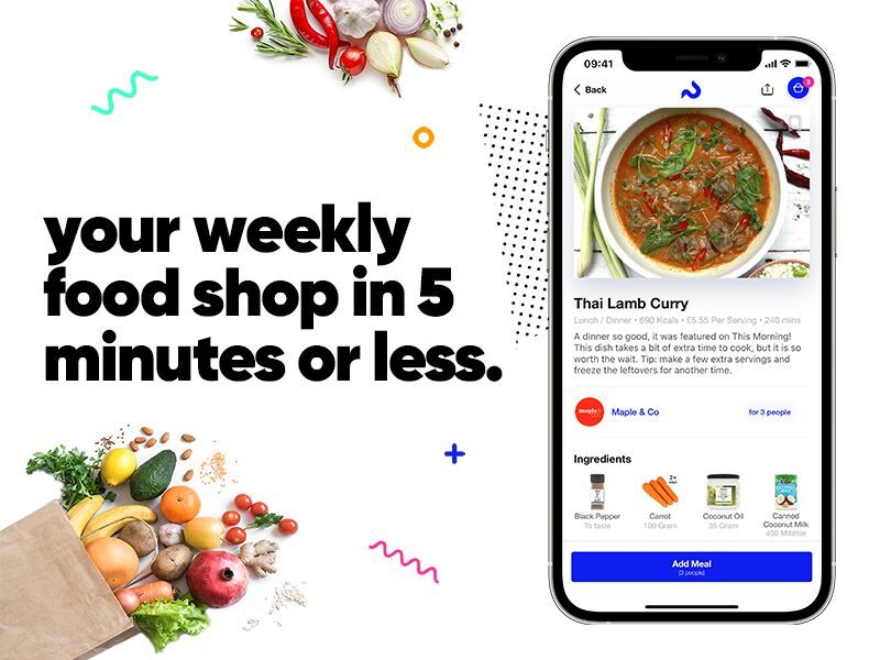 Recipe-Based Food Shopping Apps