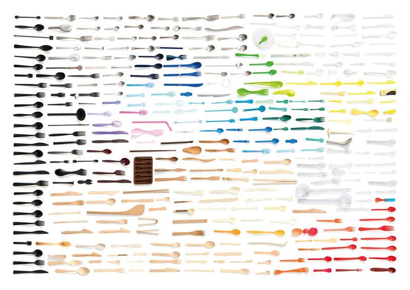 Disposable Plastic Cutlery Art