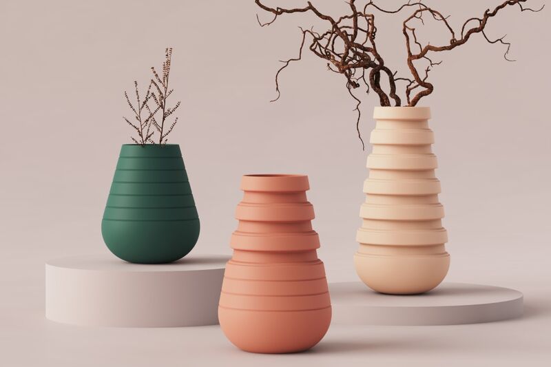 Accordion-Shaped Expanding Planters