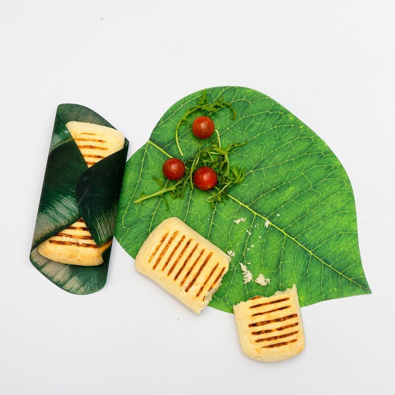 Naturalistic Leaf-Shaped Food Wraps