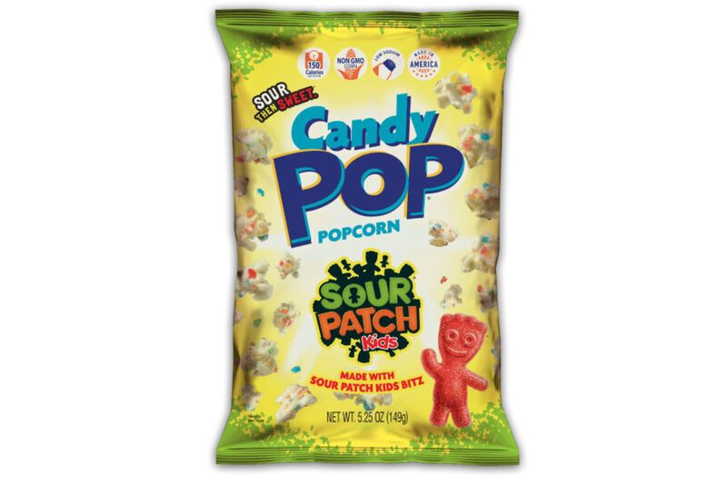 Sour Candy Popcorn Snacks