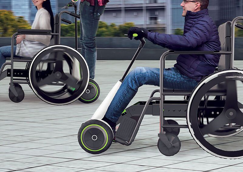 Two-in-One Wheelchair Transporters