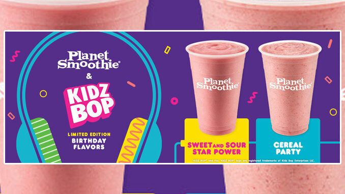 Birthday-Themed Smoothie Flavors